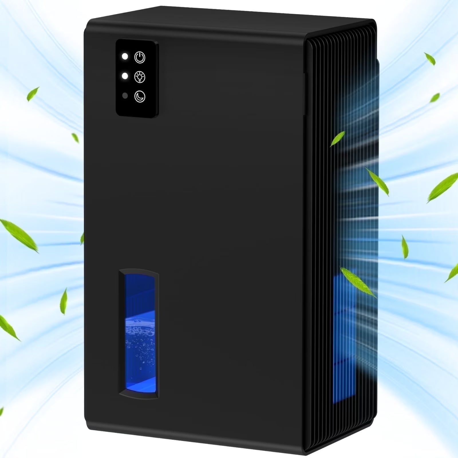 Dehumidifier for Home, 95 oz Water Tank, 800 sq.ft Auto Shut off Small Dehumidifiers for Bathroom Bedroom with 7 Colors LED Light