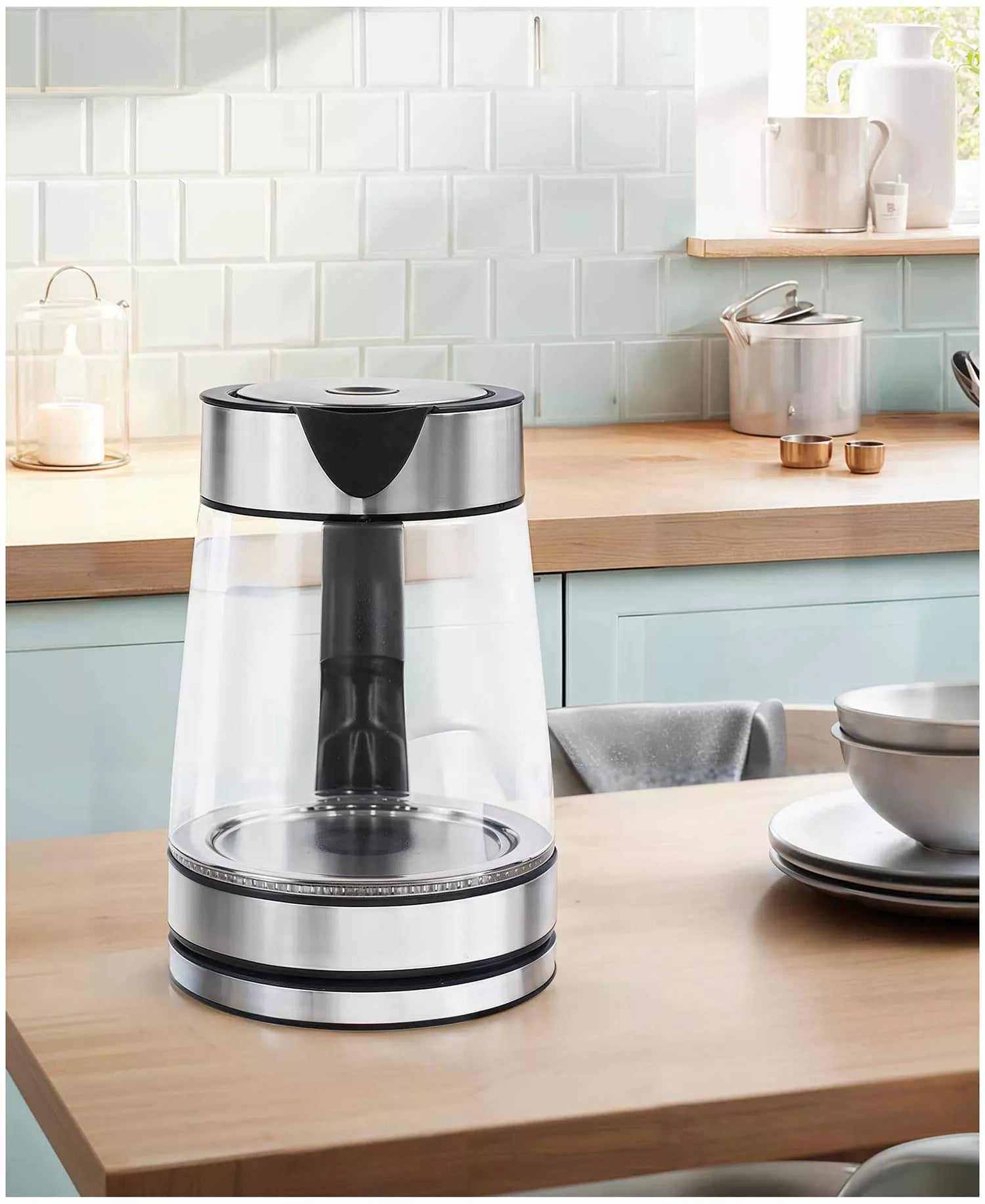 1.8 Quart Cordless Glass Kettle
